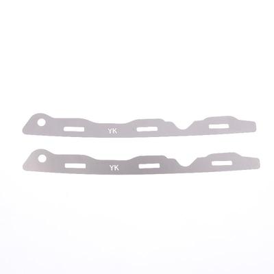 2 Stuks Metalen Plaat Gesp Voorbumper Reparatie Gescheurd Gat Verrot Gesp Reparateur Beugel Voor 9e Generatie Civic 2012-2016