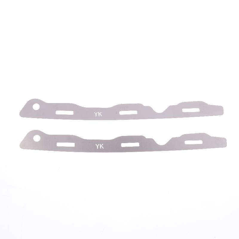 

2Pcs Front Bumper Repair Metal Plate Buckle Broken Opening Rotten Buckle Repairer Bracket For 9Th Generation Civic 2012-2016 2Pcs