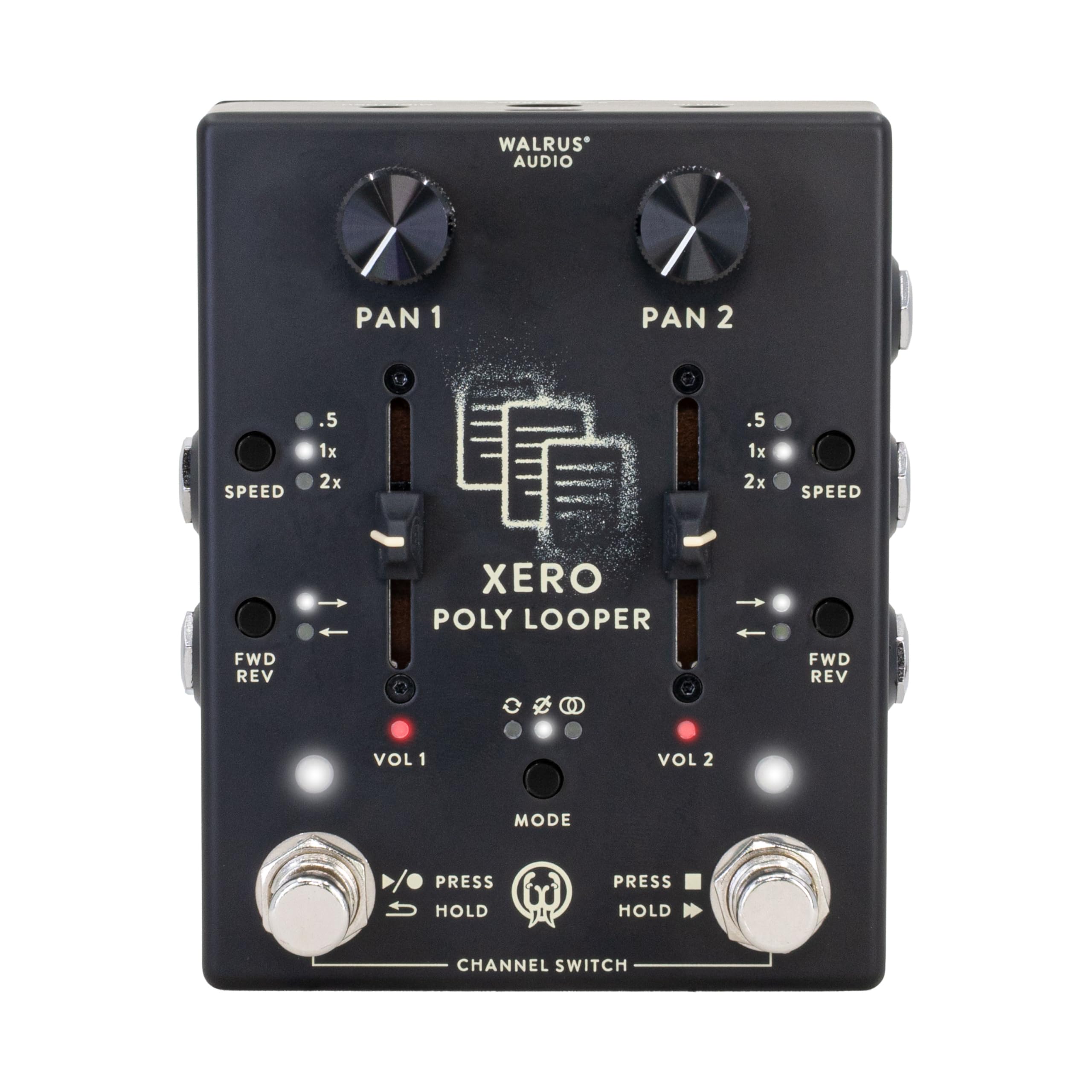 

WALRUS AUDIO Xero Polylooper Dual Looper CREAM Black WAL-XPL чорний