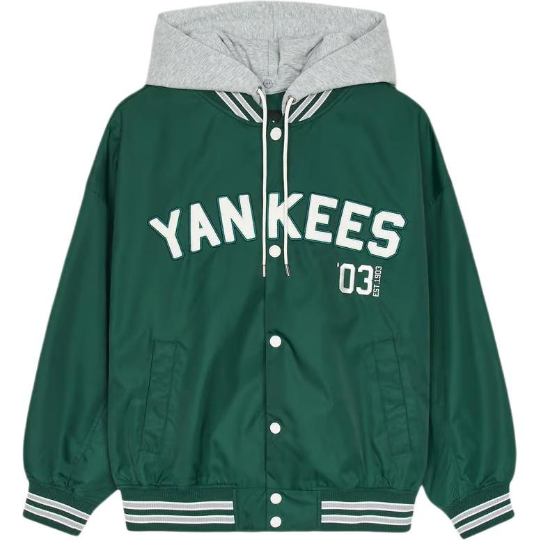 New MLB New York Yankees Jackets & Coats Unisex Dark Green 3AJPV0451-50GND