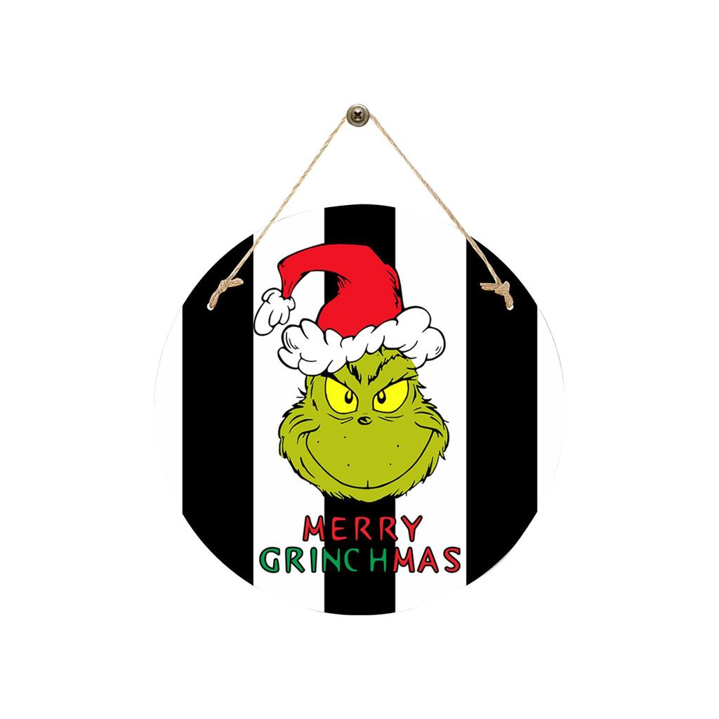 Christmas New Door Hanging Christmas Holiday Party Atmosphere Decoration Hanging Door Sign Customization
