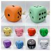 Large Slow-Rising Dice Squeeze Toy Soft PU Fidget for Stress Relief Rounded Corners for Safe Play Colorful Pinch Toy for Board Games