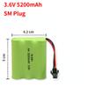 3.6V/ 4.8V/ 6V/ 7.2V 800Mah NI-CD Battery for Cars Trucks Tank 700mAh Replaceable Battery