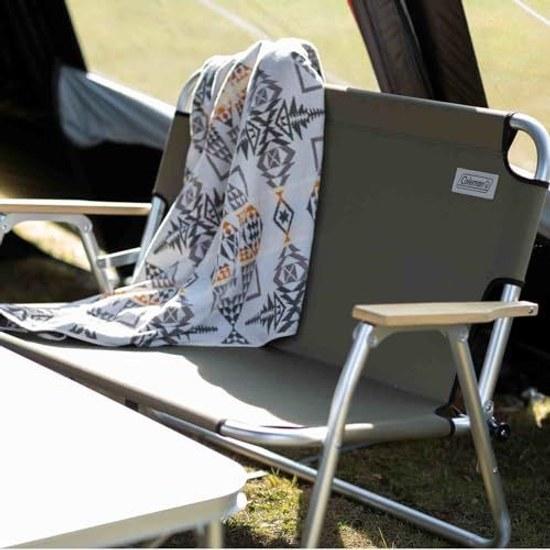 Coleman Bench Relax Folding Olive Approximately 3.8kg Outdoor Chair Camping Garden Living Weight Capacity 160kg