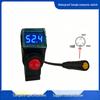 Blue Screen Waterproof Electric Scooter Throttle with Voltage Display & Speed Control Switch