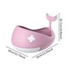Open Litter Box Cat Sandbox Splashproof Easy To Clean Portable Kitten Potty Toilet Kitty Litter Pan for Indoor Cats Pet Supplies