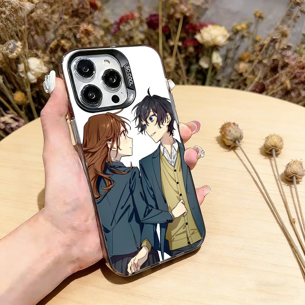 Horimiya Phone Case For iPhone 17,16,15,14,13,12,11 Plus,Pro Max,XS,Colorful Silver Phone Case Funda Cover