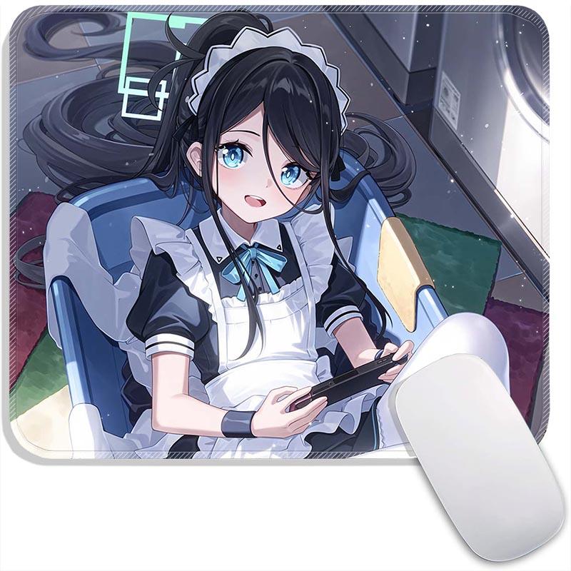 Anime Mouse Pad Small Gaming Mousepad Azusa Aris Himari Marina Iori Gamer Standard MousePads PC Compact Non-Slip Office Mousemat
