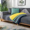 Corduroy Sofa Cover Mat Solid Color Thick Plush Sofa Towel Universal Non-Slip Corner Sofa Cushion Armrest  Home Decoration Cover