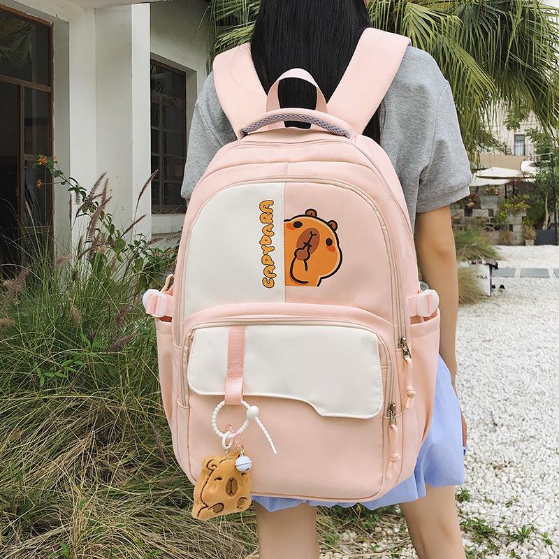 Student class bag junior high school high school students cute large capacity backpack soft cute lightweight small backpack