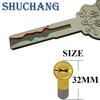 Common Security Door Lock Brass Cylinder  Anti Pry Stainless Steel Anti-collision Beam Class C Cylinder 10 Alloy Keys Key Lock