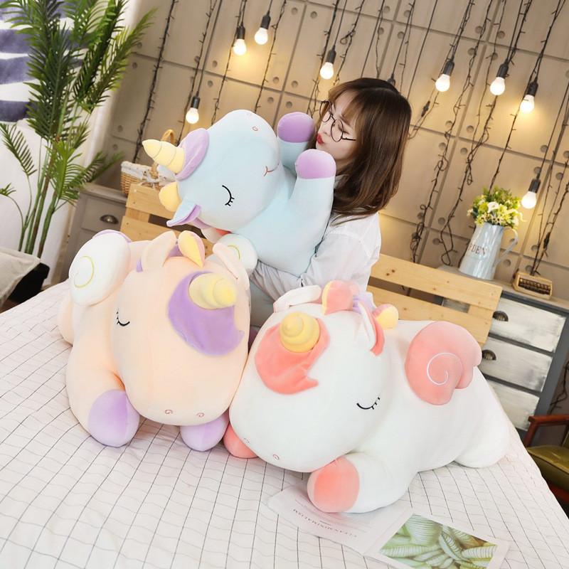 Dream Unicorn Cute Fur Toy Rainbow Angel Horse Sleeping Doll Gifts Birthday