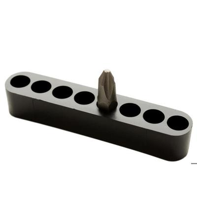 Bit Holder - BONI-SHOP® - 8 Bits - Plastic - 8 Compartments - Black