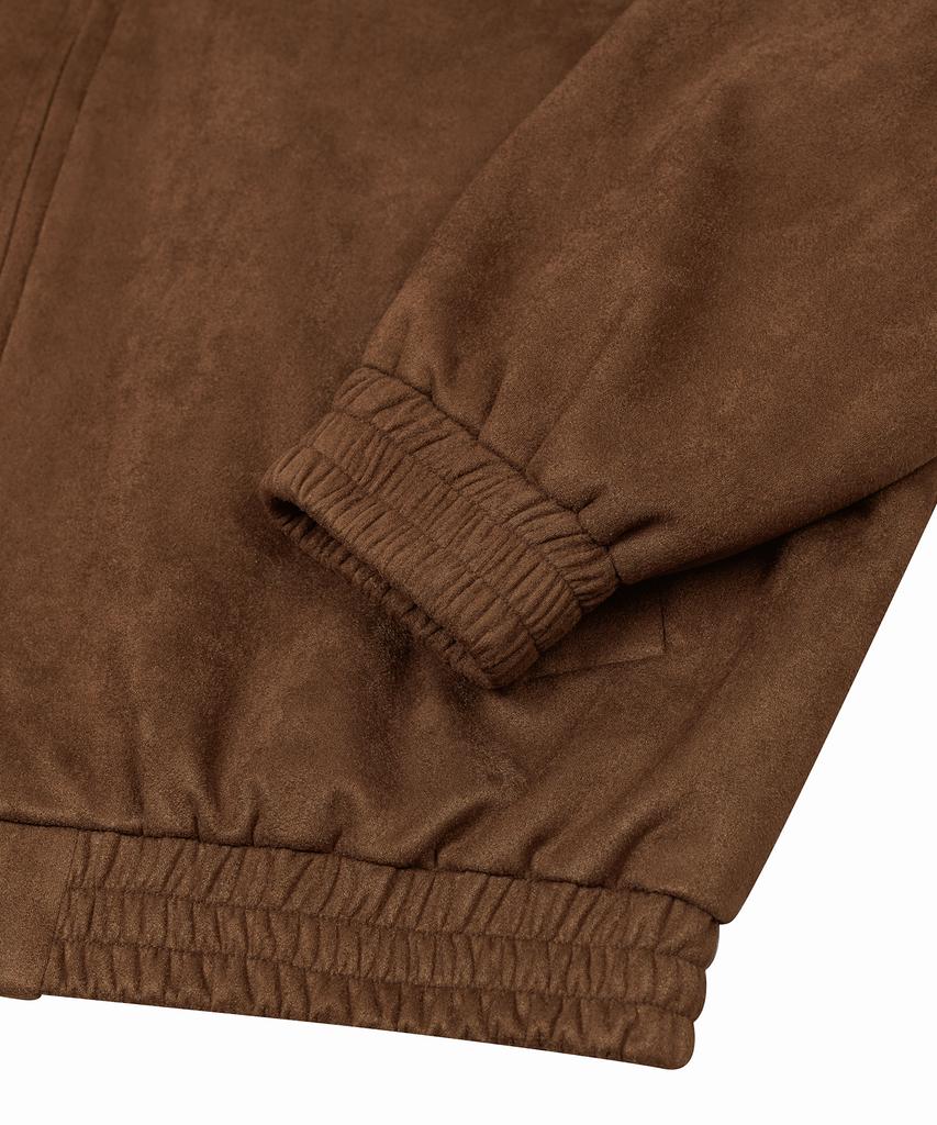 Standarderror 87-Stan009 [Renewal] Standard Blouson Suede Jacket Red Brown (C Type)