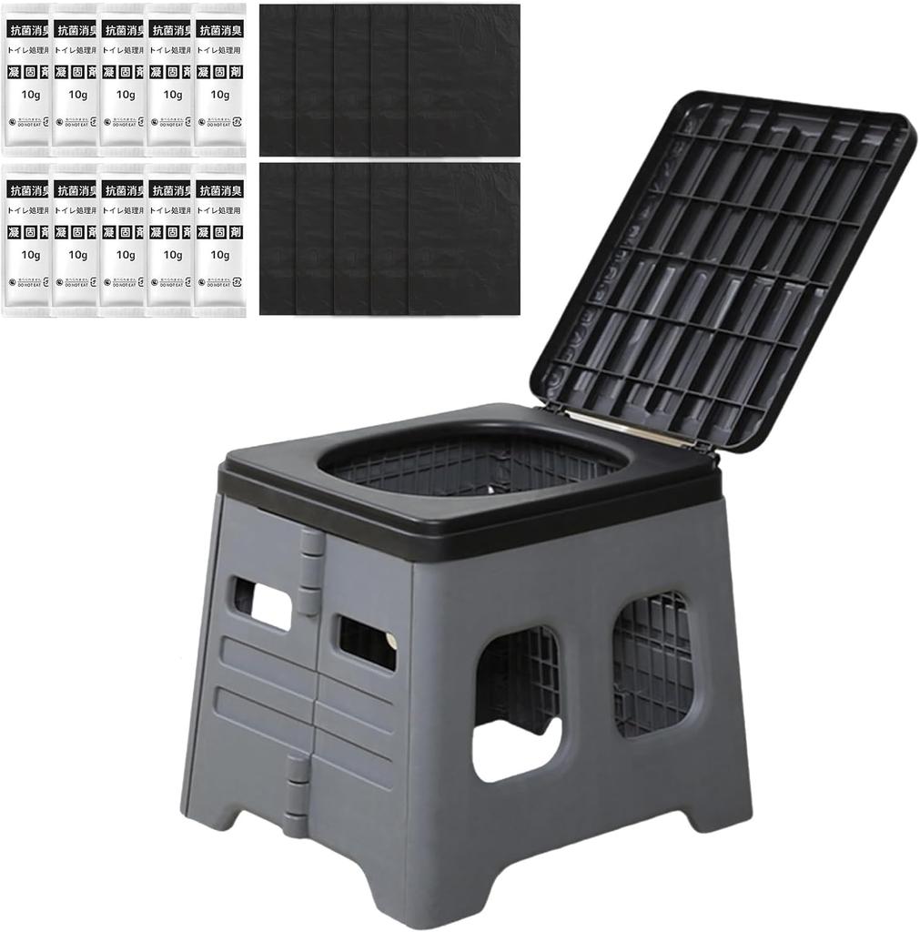 Udoric Portable Emergency 150kg Load with Keeps Easy To Ideal for Nursing Outdoor Power Construction and Includes 10 Coagulants and 10 Waste Bags