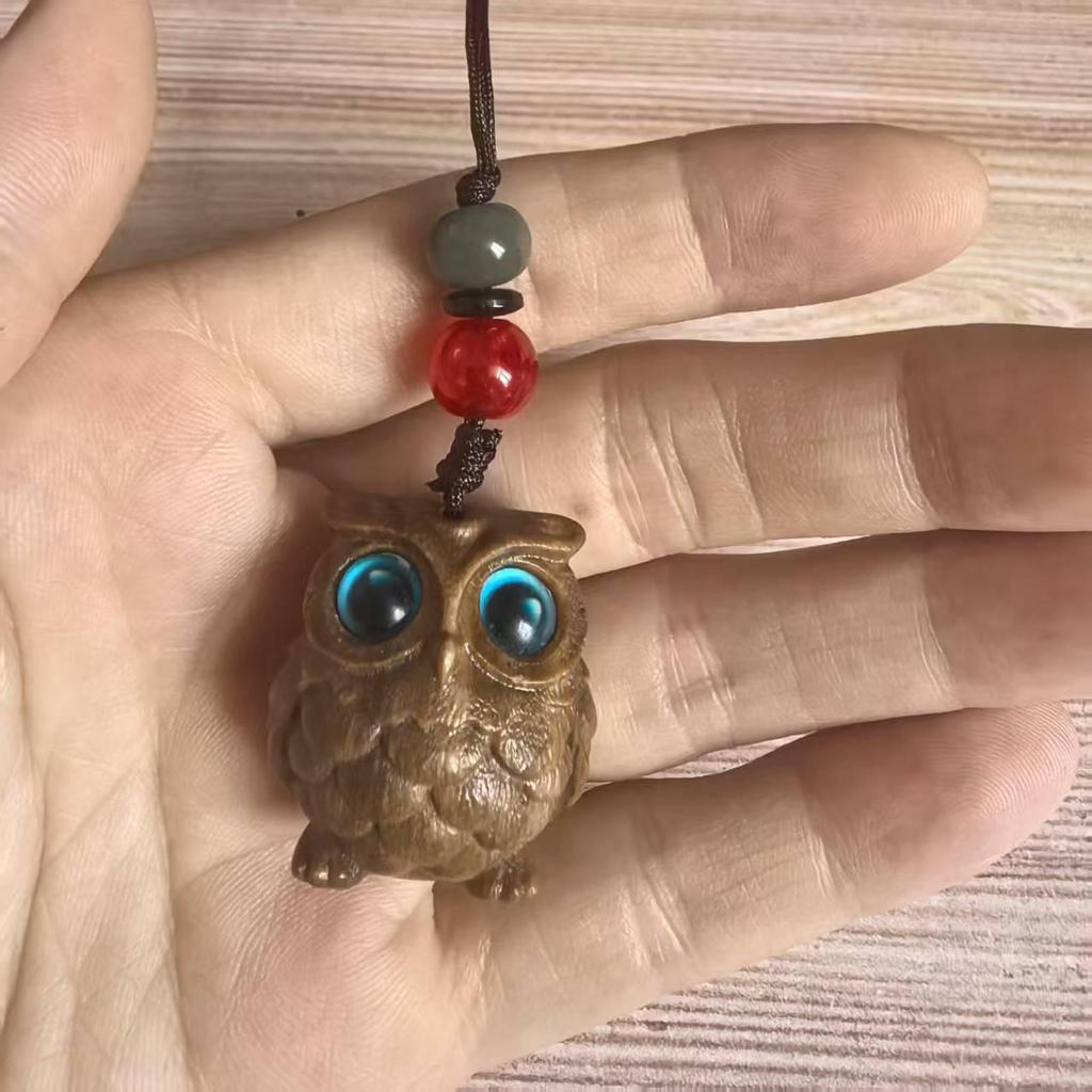 Green Sandalwood Zodiac Animal Guardians Phone Strap & Backpack Pendant