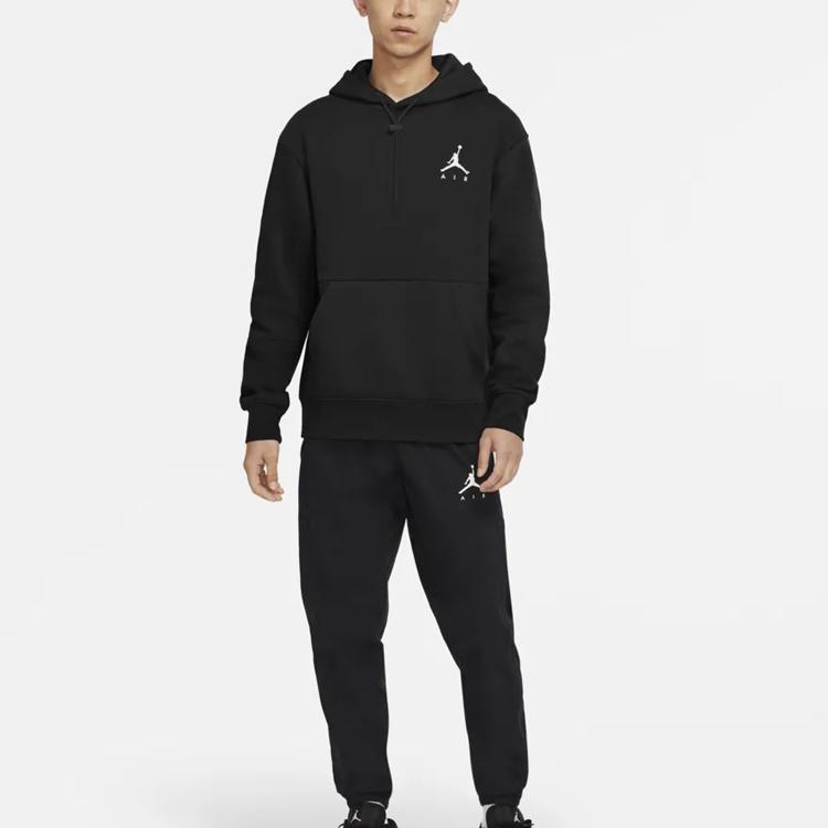 Jordan Fleece Pullover Hoodie Men Tops Black CK6684-010