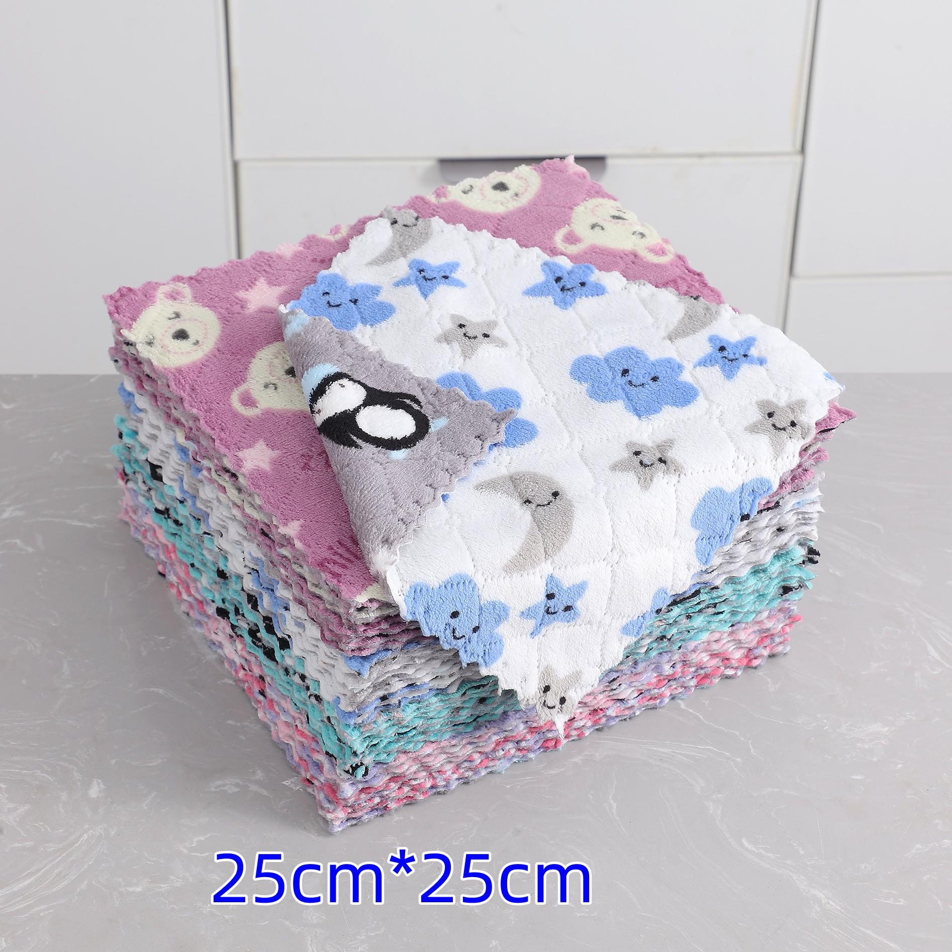 

12 шт., полотенце из микрофибры, впитывающая кухонная ткань для чистки, антипригарное полотенце для мытья посуды, тряпки, салфетки, посуда, домашнее чистящее полотенце 6-Pack