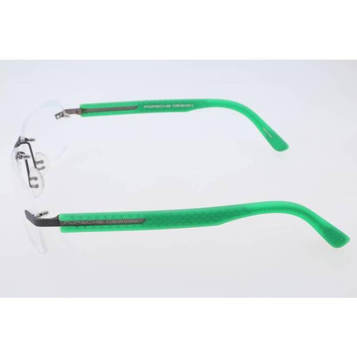 Brille - Porsche Design - P8233 - Titan - Metallicgrau - Transparentgrün