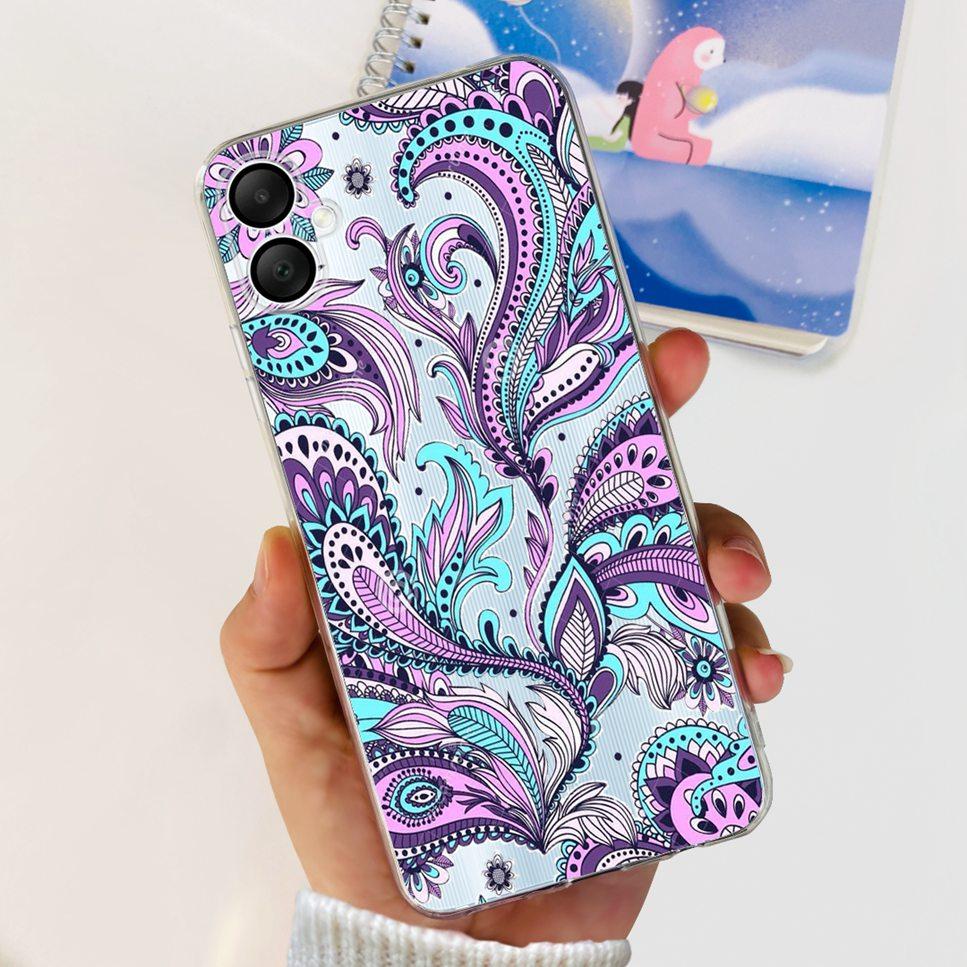 Case For Samsung Galaxy A06 4G 6.7" Cute Cartoon Astronaut Dinosaur Soft Silicon TPU Cover For Samsung A06 SM-A065F Phone Case