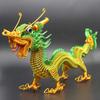 Aluminiumdraht Großer Chinesischer Drache Mythische Tiere Metallornament Handgeflochten Maskottchen Feng Shui Souvenir Handwerkskunst Dekoration