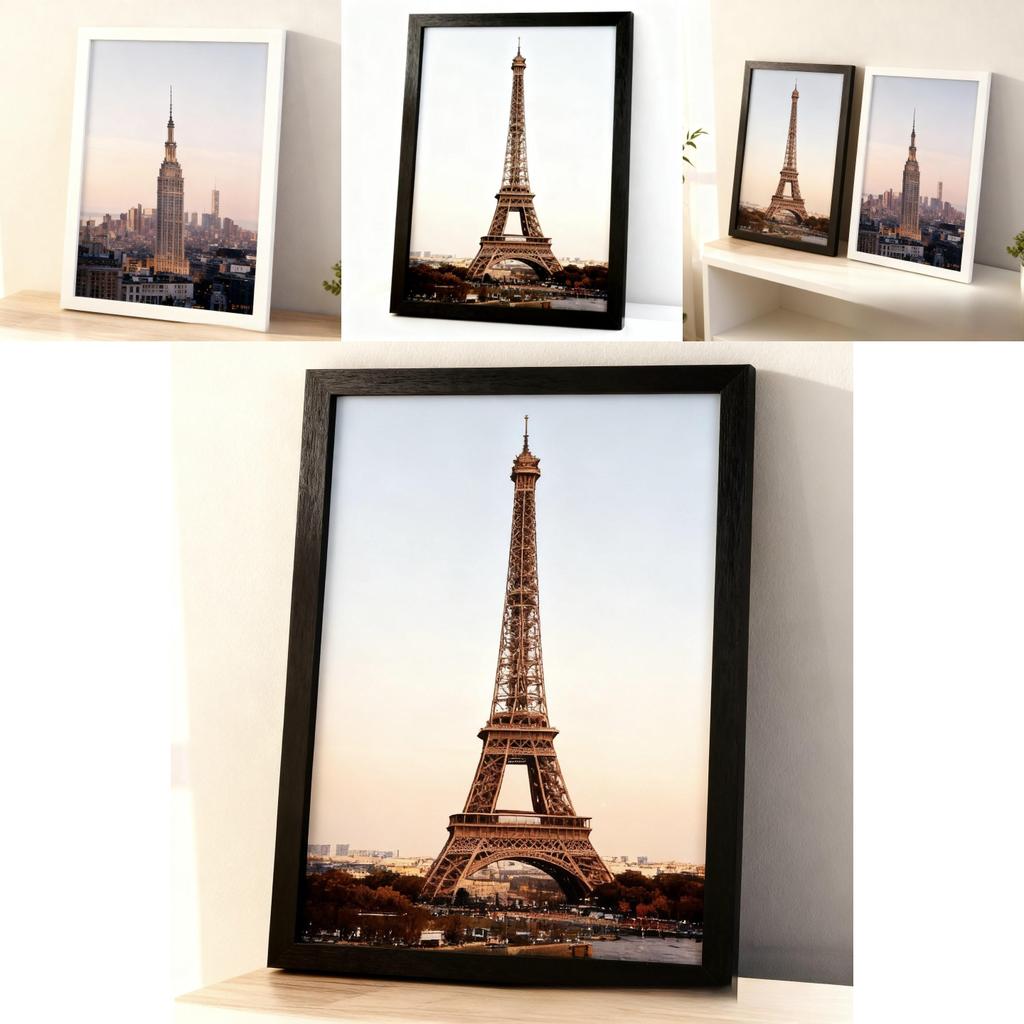 Thin Picture Photo Frames Creative Large Wall Frame For Bedroom Display