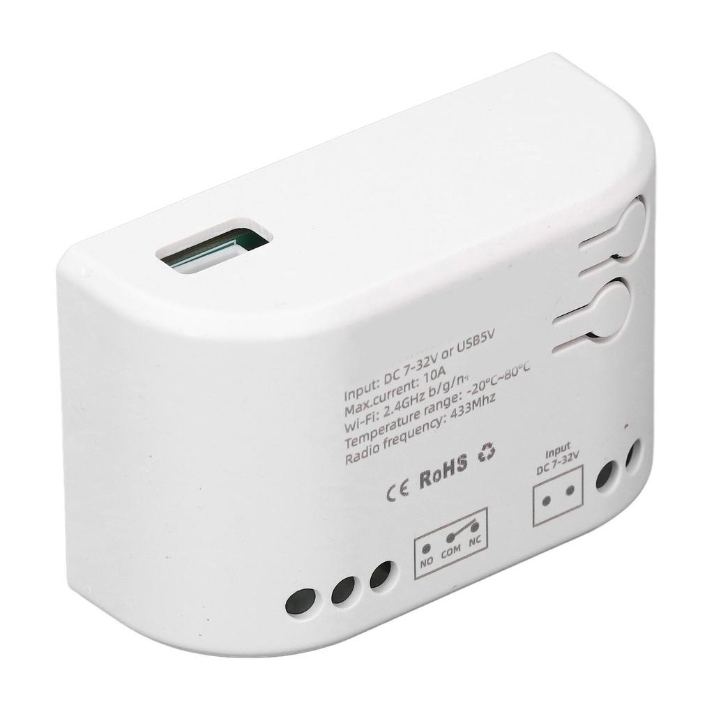 WiFi Relais Intelligenter Momentan-Wippschalter 7-32V für EWeLink App Steuerung Smart Home