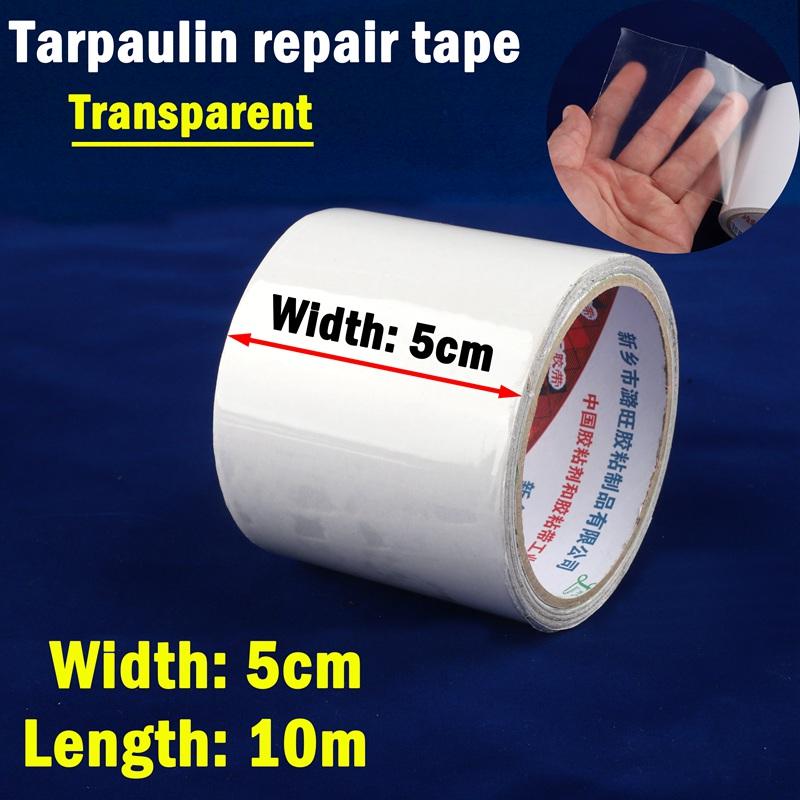 1Roll Universal Outdoor Awnings Tarp Truck Car PE PVC Tarpaulin Repair Glue Waterproof Adhesive Tape