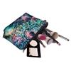 3D Galaxy Mandalora Makeup Pouch - Vibrant Cosmic Pattern Polyester Cosmetic Bag with Zipper, Portable Organizer for Travel & Gifts