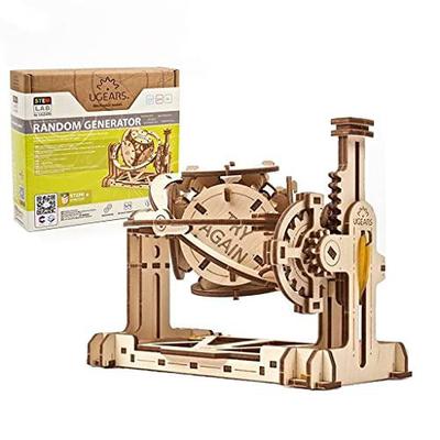 UGEARS Modelová sada STEM Random Generator – kreativní 3D dřevěné puzzle