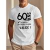 Men's Funny French Humor Graphic T-Shirt Lightweight Summer Short Sleeve Round Neck Casual Top
