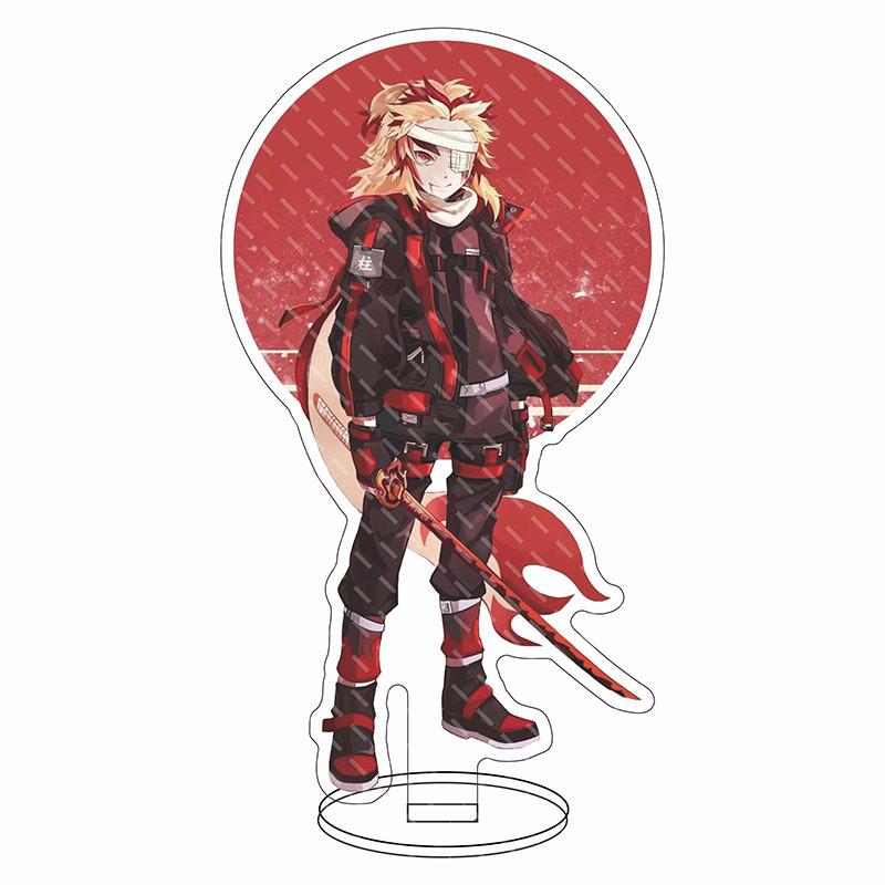 Demon Slayer: Kimetsu no Yaiba stand Tanjiro Nezuko double-sided high-definition acrylic ornament anime Halloween gift 16cm