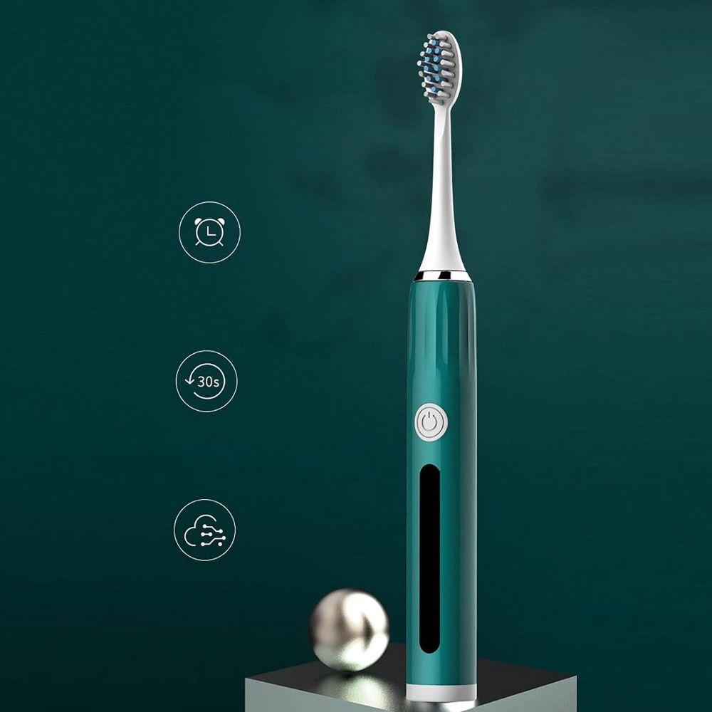 Long-Lasting Ultrasonic Toothbrush Waterproof Kids Adults Brush Portable Oral Cleaning Tool Unisex