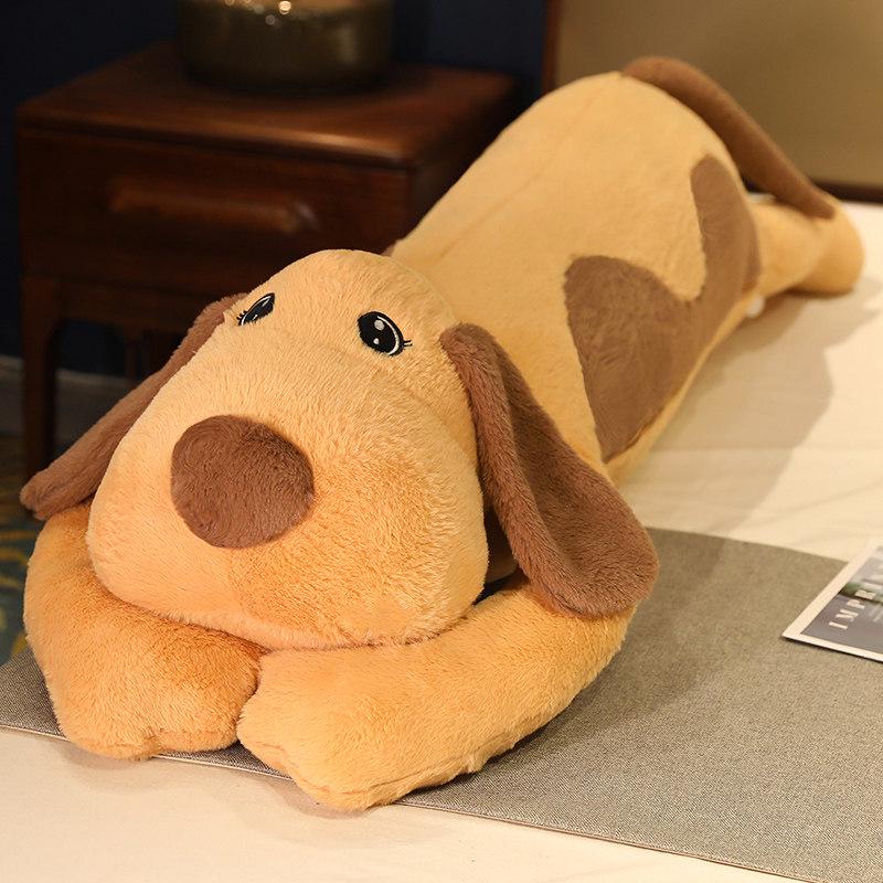 Large Plush Dog Pillow - Super Soft Unisex Hugging Doll for Bedtime