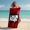 1pc Linkin Park3 Beach Towel, Comfortable and Thick, and Swimming/Bath/Picnic/Camping Towel, Suitable for Seaside Beaches