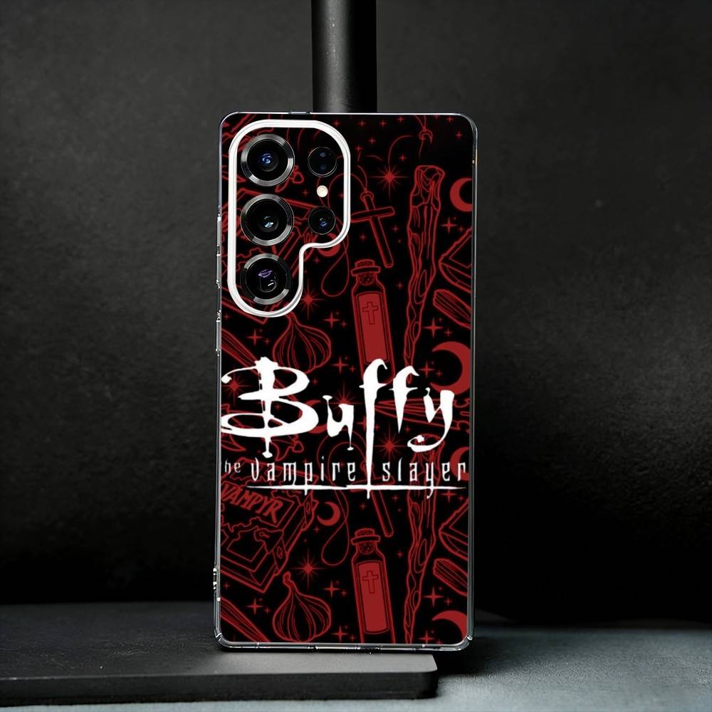

B-Buffy the Vampire Slayer Phone Case For Samsung S25,S24,S21,S22,S23,S30,Ultra,S20,Plus,Fe,Note,10,9,5G Transparent Cover Samsung S20lite