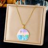 Fashion Vacation Premium Multi Element Ocean Creature Pendant Shell Starfish Sun Necklace