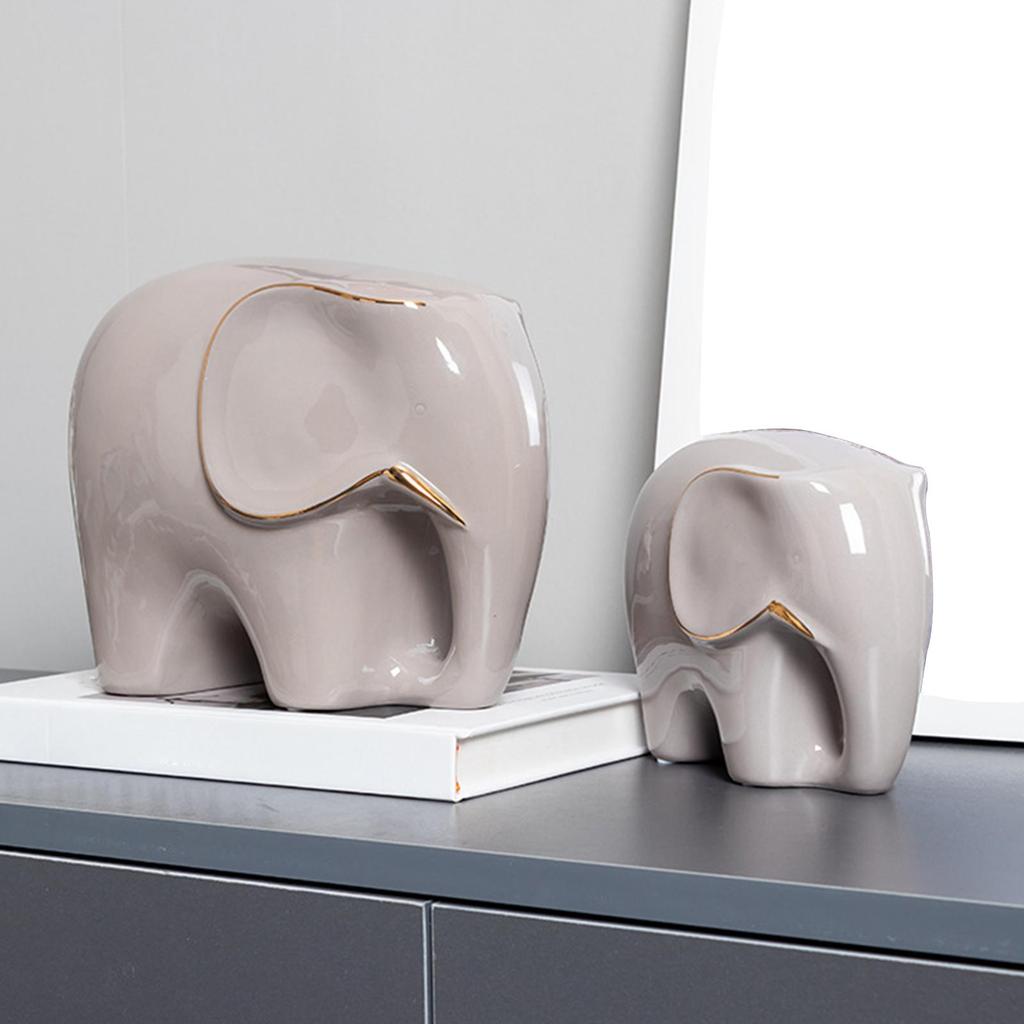 Modern Ceramic Statue Furnishing Animal Ornament for Home Living