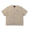 Malbon Golf Performance Back-Ventilated Short Sleeve Down Greyish Beige (Man)