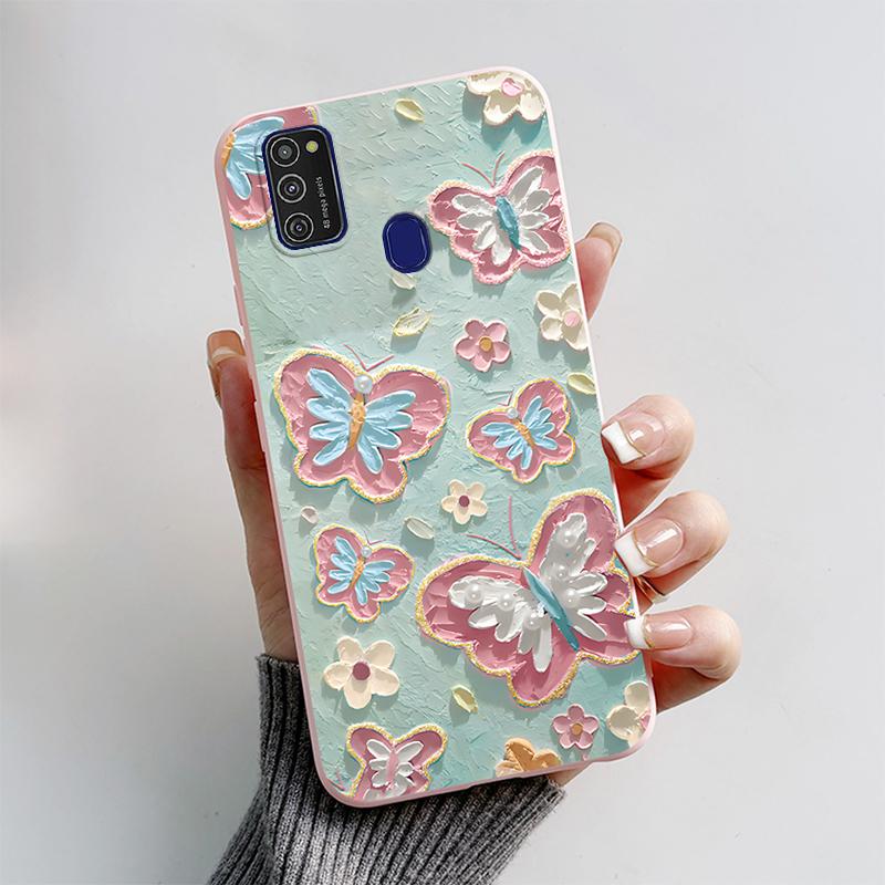 For Samsung Galaxy M21 M30S M31 M31s Case Soft Silicone Phone Back Cover For Samsung M31 M31S M30s M21 M 30 S Case Cartoon Funda