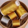 Gold & Silver Braided Rope: Large Roll of Handmade DIY Craft Wire