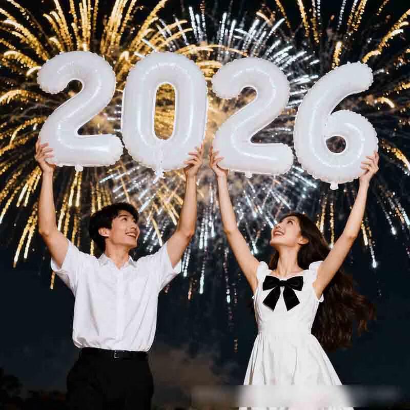 

2026 Number Balloon Decoration Set