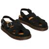Dr. Martens Archive Sandały Rybackie Zamszowe Codzienne Wygodne Rzymskie Sandały Unisex Czarne 40787001
