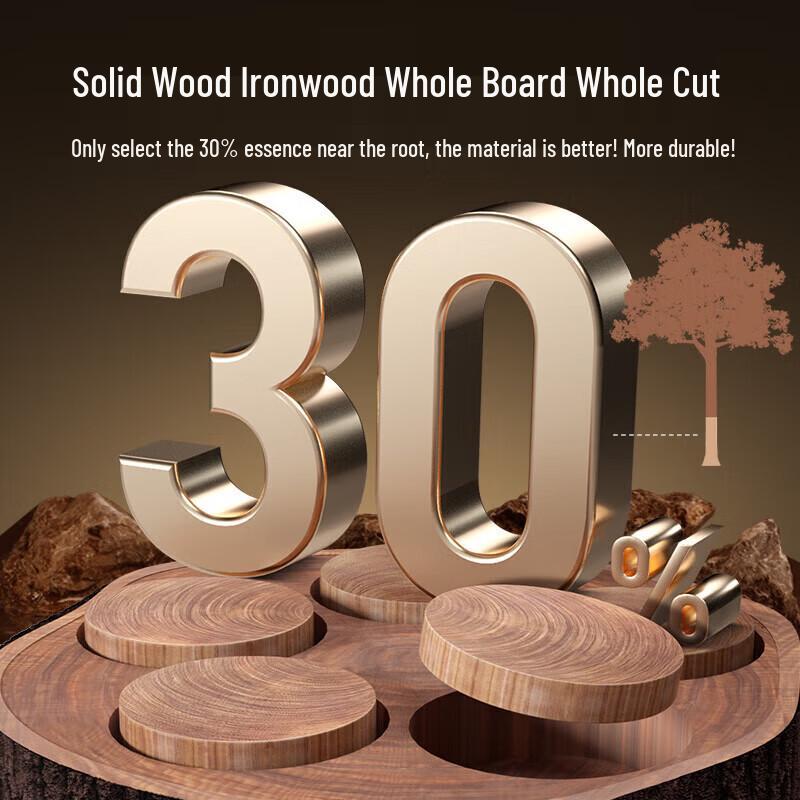 Tabla de Cortar Redonda Shuchu de Hierro Sólido