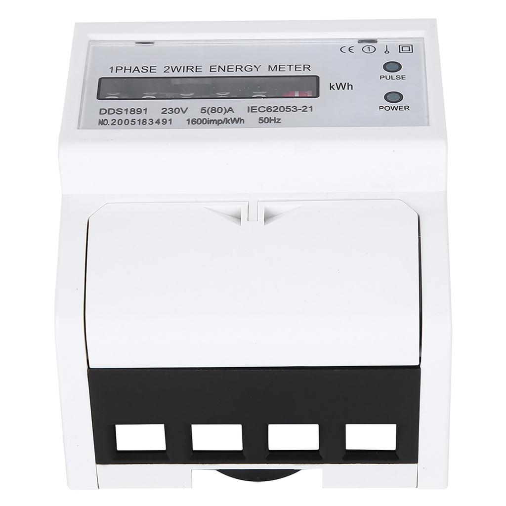 DDS1891 Single Phase 4P Energy Counter Meter High Accuracy Electric Rail Energy Meter