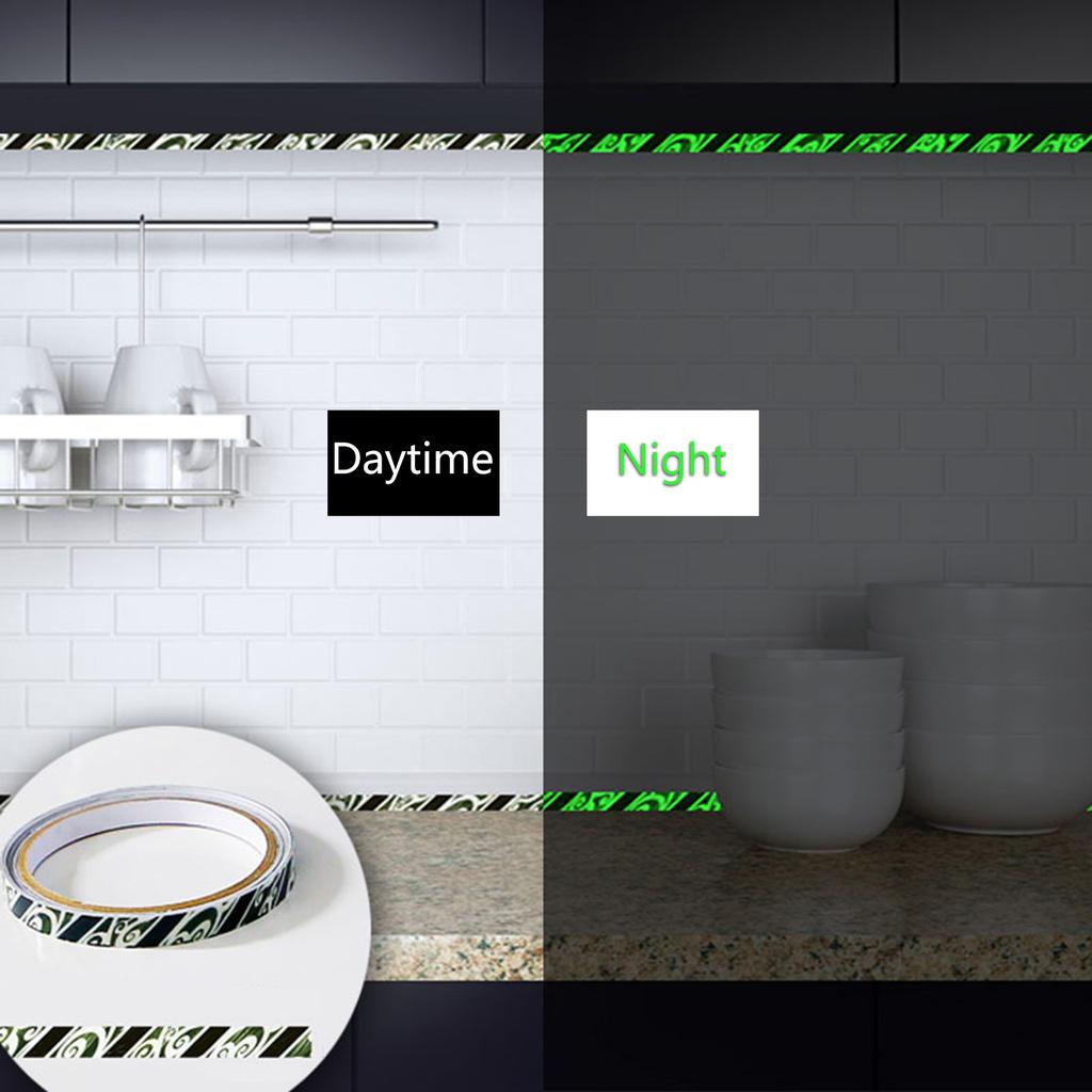 300cm/Roll Waterproof Luminous Tape Glows In the Dark Luminous Tape Fluorescent Tape Luminous Tape Luminous Duct Tape
