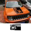 Car Hood Engine Cover Sticker for Jeep Renegade Wrangler JT JK Rubicon Graphics Angry Monkey Vinyl Decal Auto Tuning Accessories