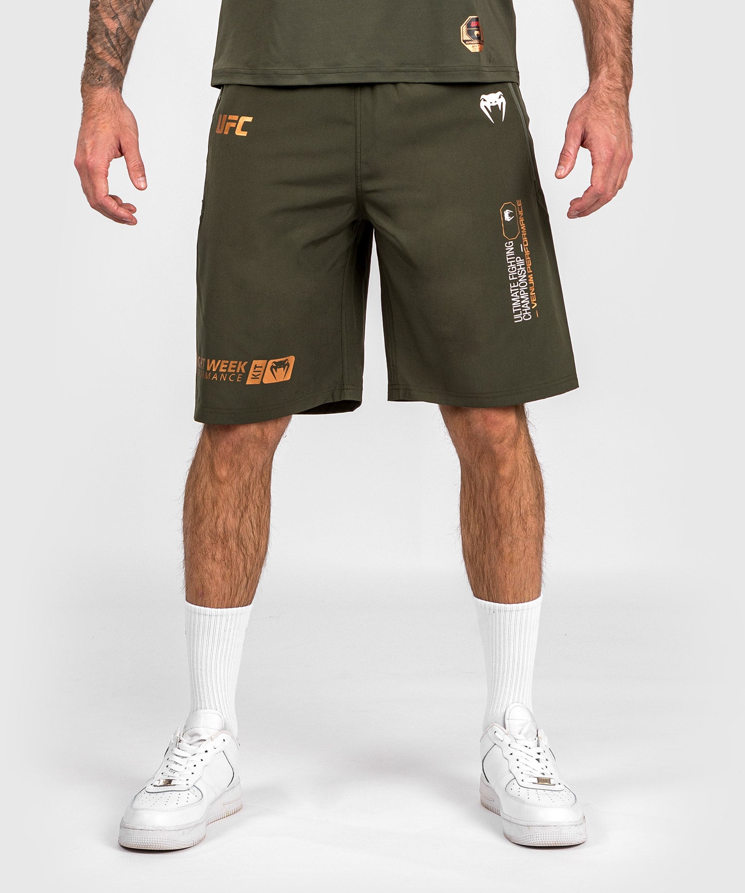 

UFC Adrenaline by Venum Fight Week Мужские шорты Performance Shorts - Khaki/Bronze