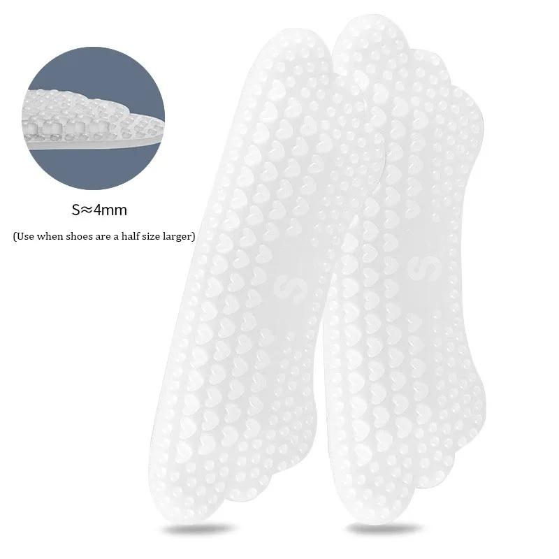 Butterfly Pads Silicone Heel Women Men Anti Slip Pad Inserts Shoe Heels Anti-falling Shoes Magic Heel Stickers Reduce Shoe Size