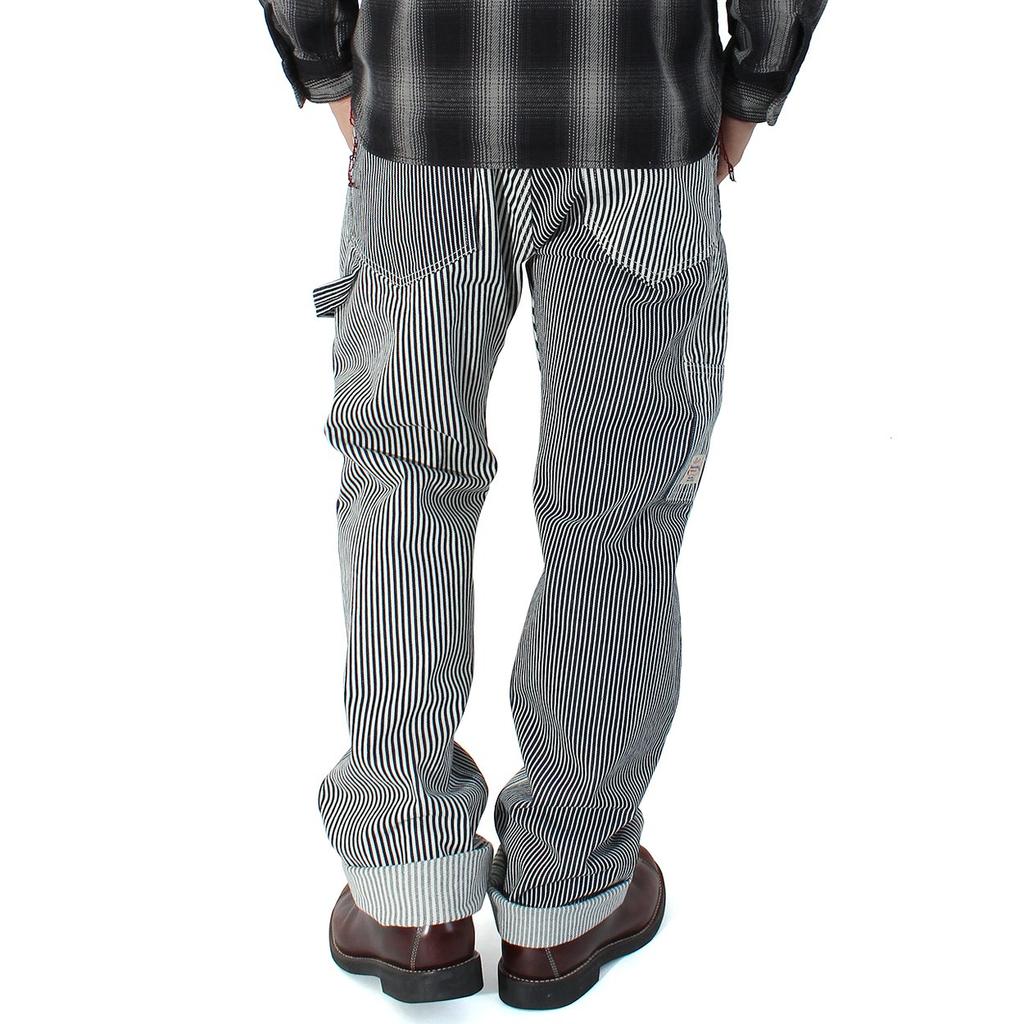 Kojima Jeans Hickory Work Size 32 Men's Multi-Stripe Pants,